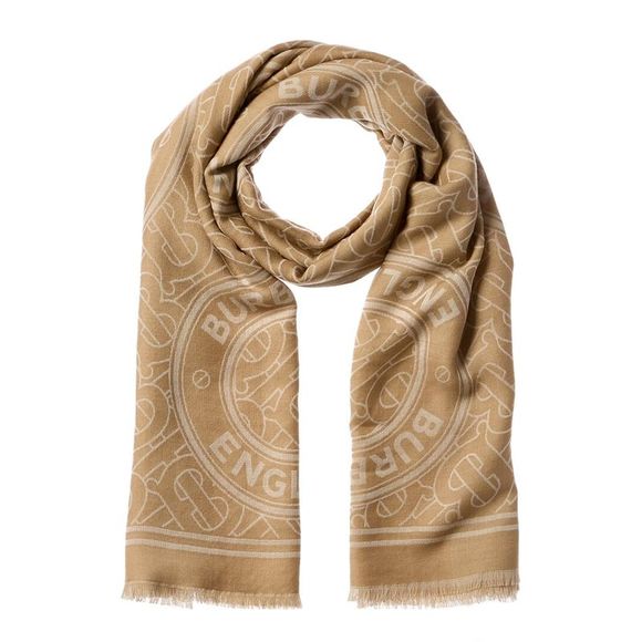 Burberry Accessories - Burberry Logo Graphic Cashmere Scarf